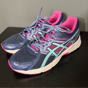 Asics Gel Contend 3 T5F9N Women's Multicolor Lace Up Sneakers Shoes Size 9.5 D